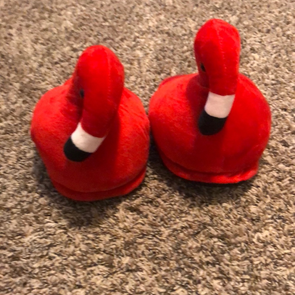 Flamingo house slippers
